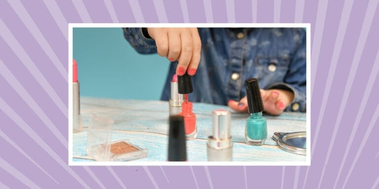 son painting nails Motherly